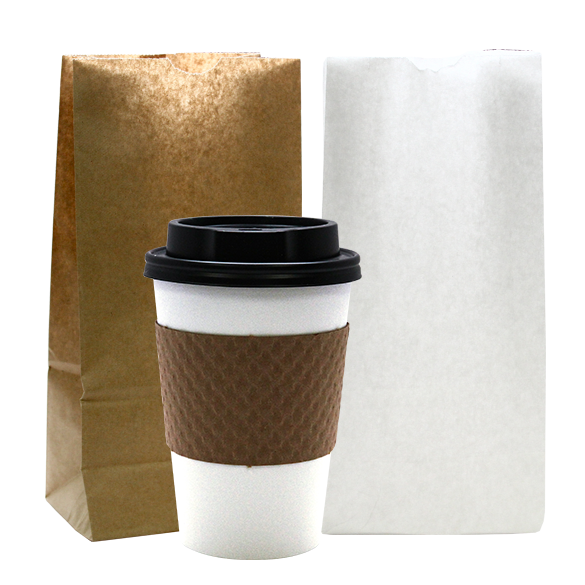 Aspen Coffee Cups with Sleeves