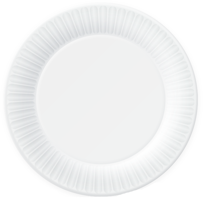 Aspen White Paper Plate